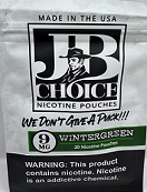 WINTERGREEN JB CHOICE NICOTINE POUCHES 